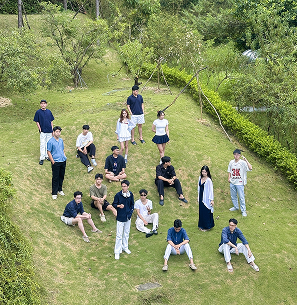 Students in group activities